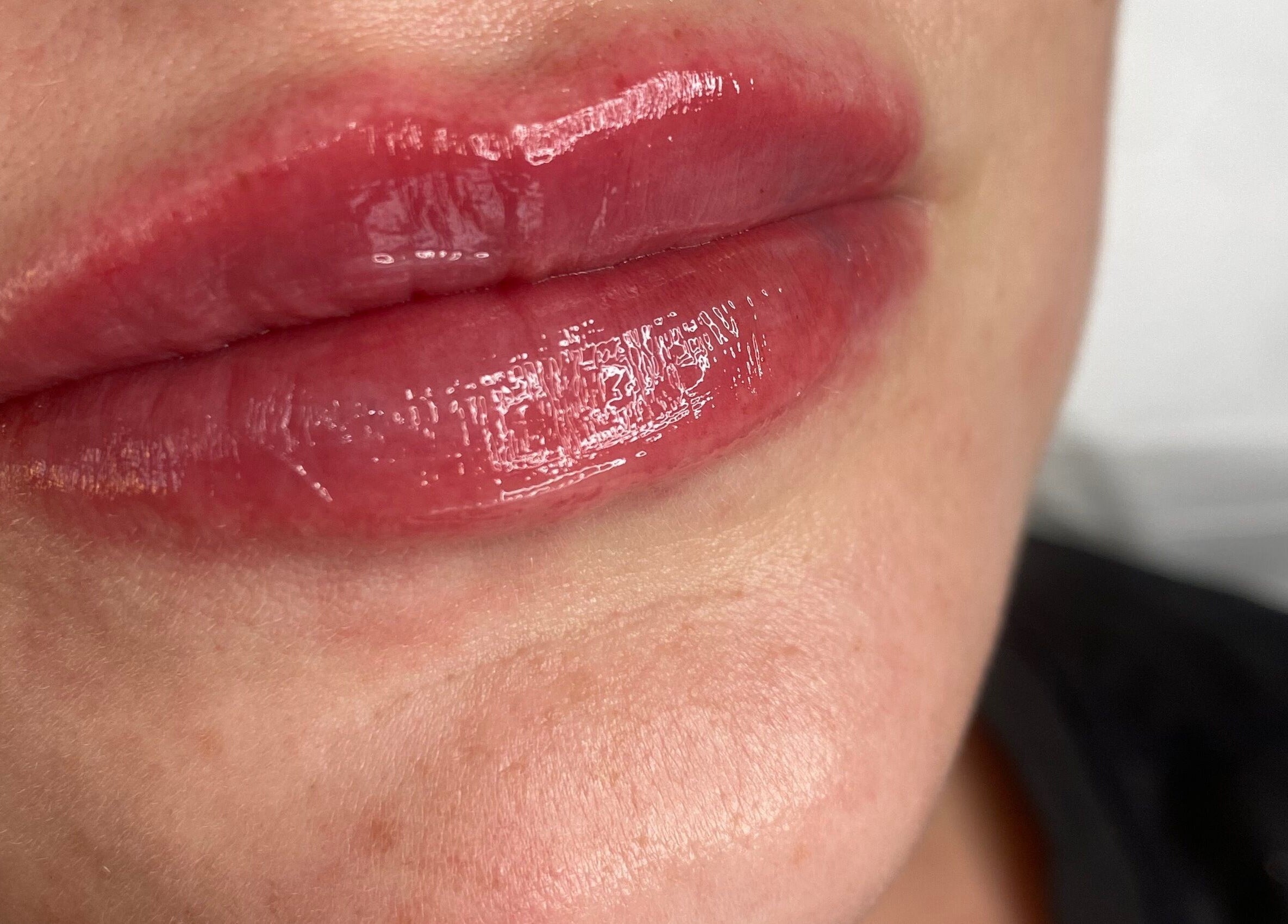 Beautifully glossy lips treatment at Flawless Faces By Pamela, County Meath, County Meath, IE.