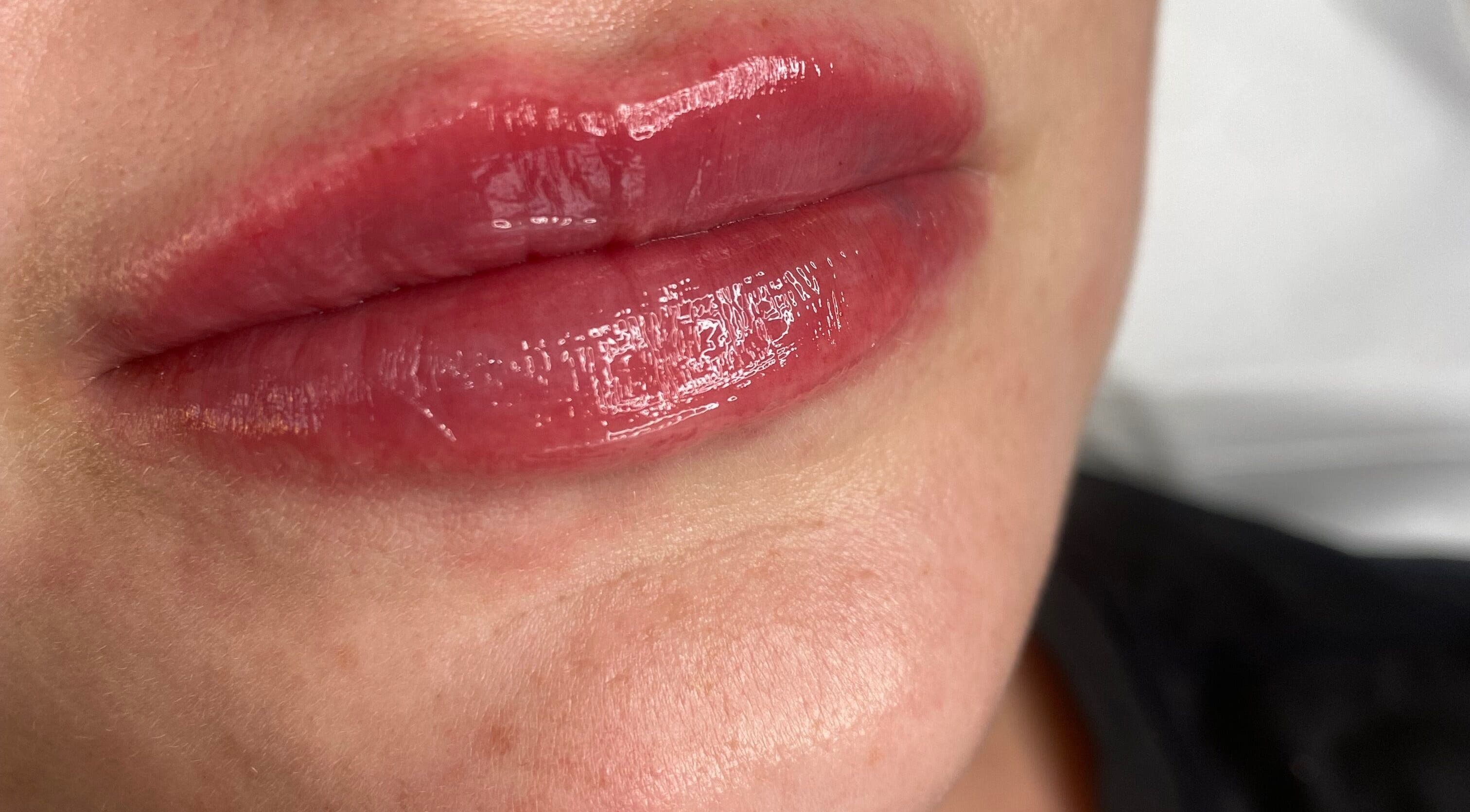 Beautifully glossy lips treatment at Flawless Faces By Pamela, County Meath, County Meath, IE.