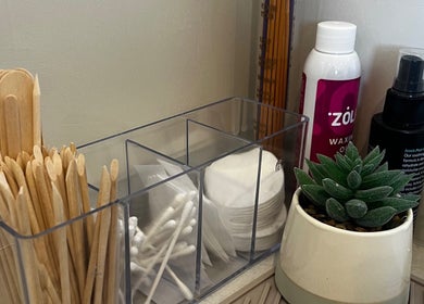 Studio Twenty Seven in Clevedon, England showcases waxing tools and products, enhancing your beauty experience.