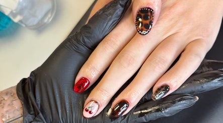 Elegant nail art at Leah Jades Nails & Beauty, Ilkeston, England, GB featuring intricate designs.