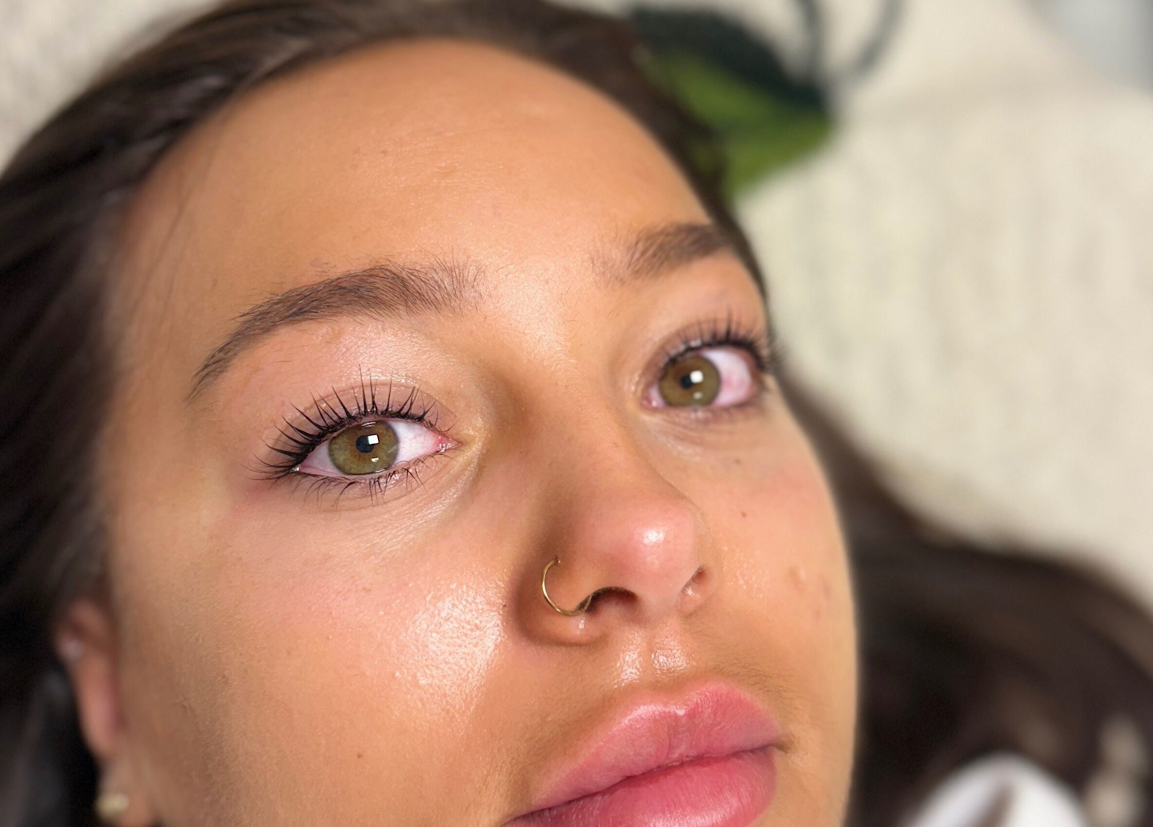 Close-up of elegant makeup at Leah Jades Nails & Beauty, Ilkeston, England, GB, showcasing natural radiance.