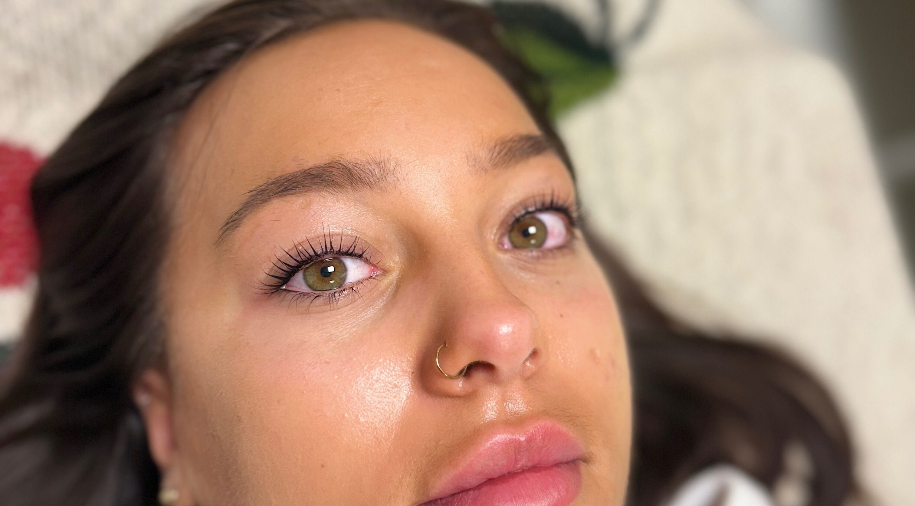 Close-up of elegant makeup at Leah Jades Nails & Beauty, Ilkeston, England, GB, showcasing natural radiance.