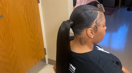 Sleek ponytail hairstyle by Styled by Ajaya, Clarksville, Tennessee, US.