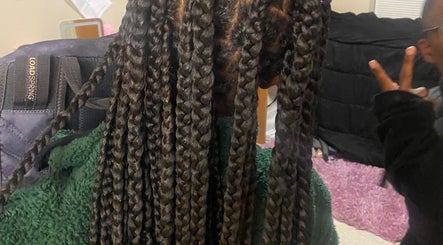 Intricate braided hairstyle at Styled by Ajaya in Clarksville, Tennessee, US.