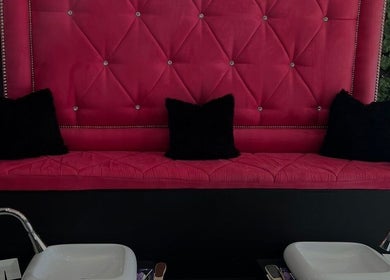 Luxurious pedicure seating at Bre’s Beaute Bar, Diego Martin, Diego Martin Regional Corporation, TT.