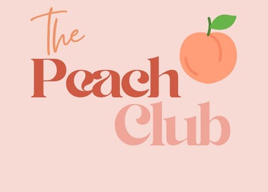 The Peach Club logo featuring a peach illustration. Located in Randburg, Gauteng, ZA.