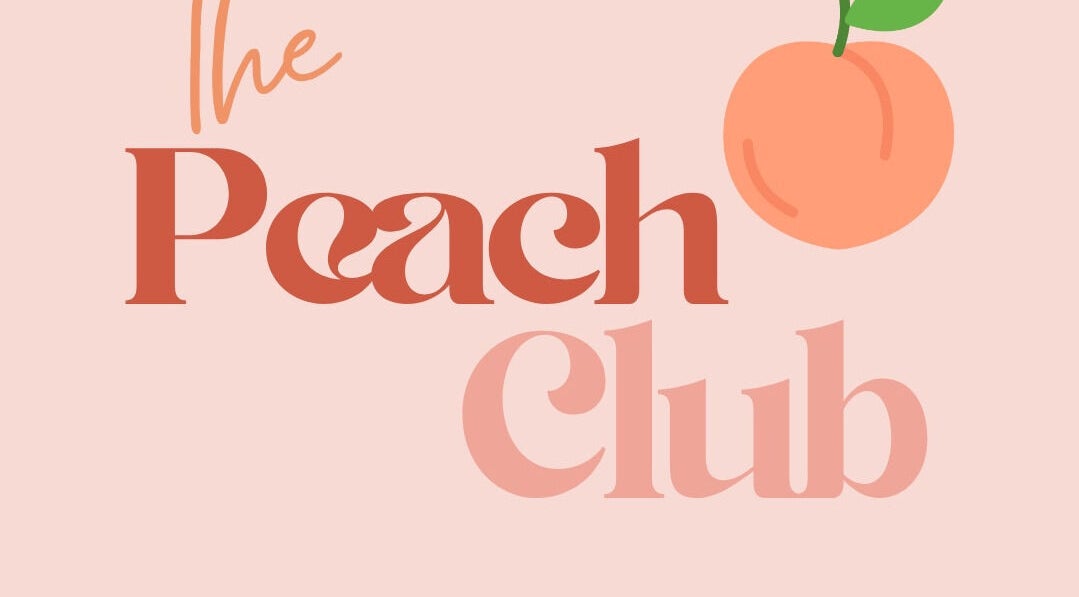 The Peach Club logo featuring a peach illustration. Located in Randburg, Gauteng, ZA.