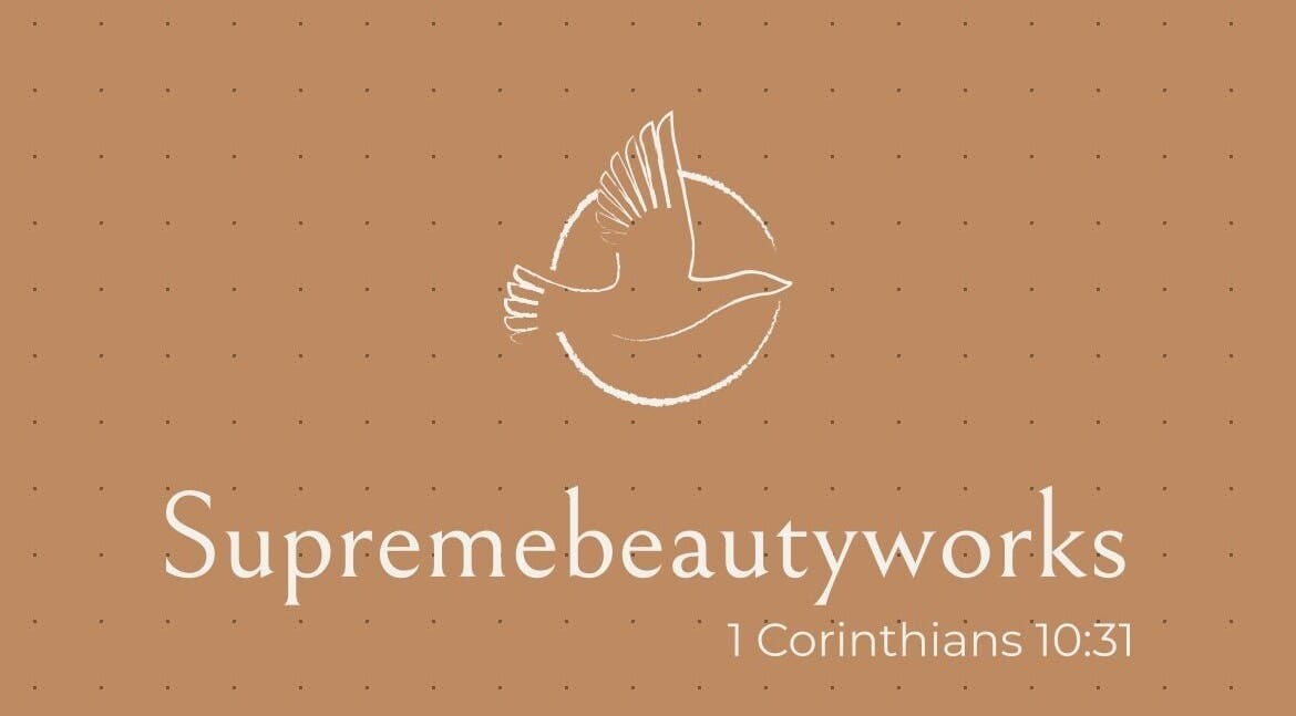 Logo of Supremebeautyworks with a dove emblem in Coventry, England, GB.
