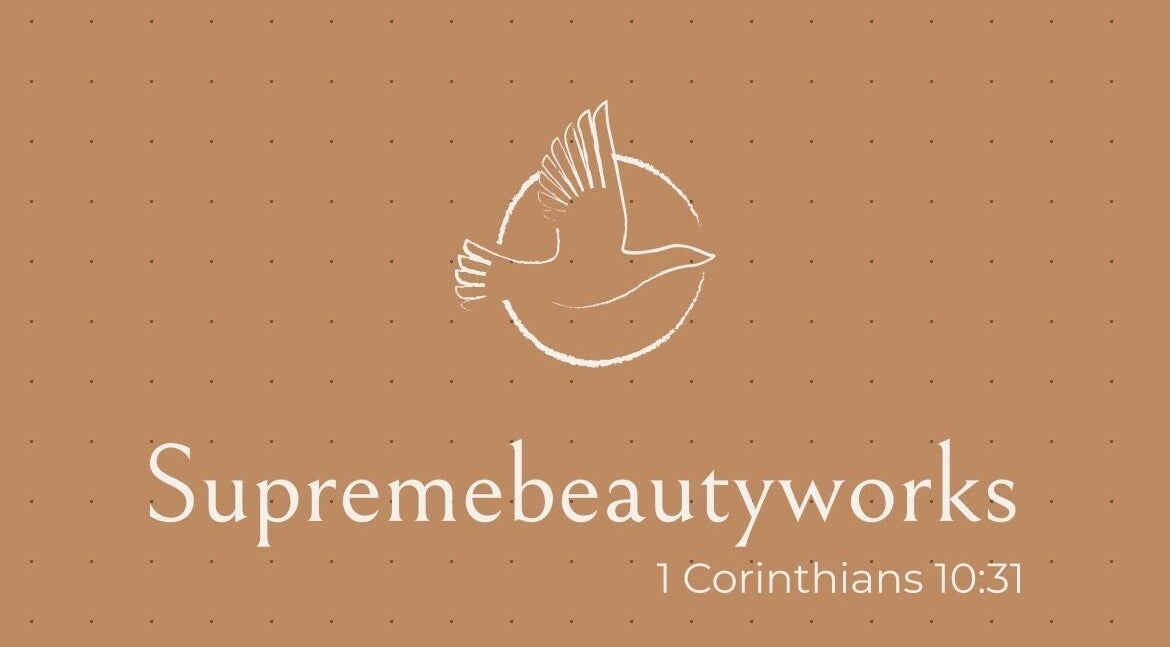 Logo of Supremebeautyworks with a dove emblem in Coventry, England, GB.