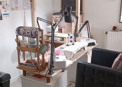 Espace de manucure élégant chez Didie Art'Beauty, Izeaux, Auvergne-rhône-alpes, FR.