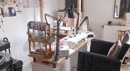 Espace de manucure élégant chez Didie Art'Beauty, Izeaux, Auvergne-rhône-alpes, FR.