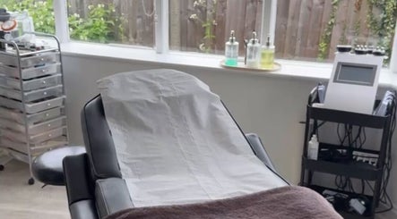 Relaxing treatment room at CM Enhance Aesthetic Clinic & Academy located in Brightlingsea, England, GB.
