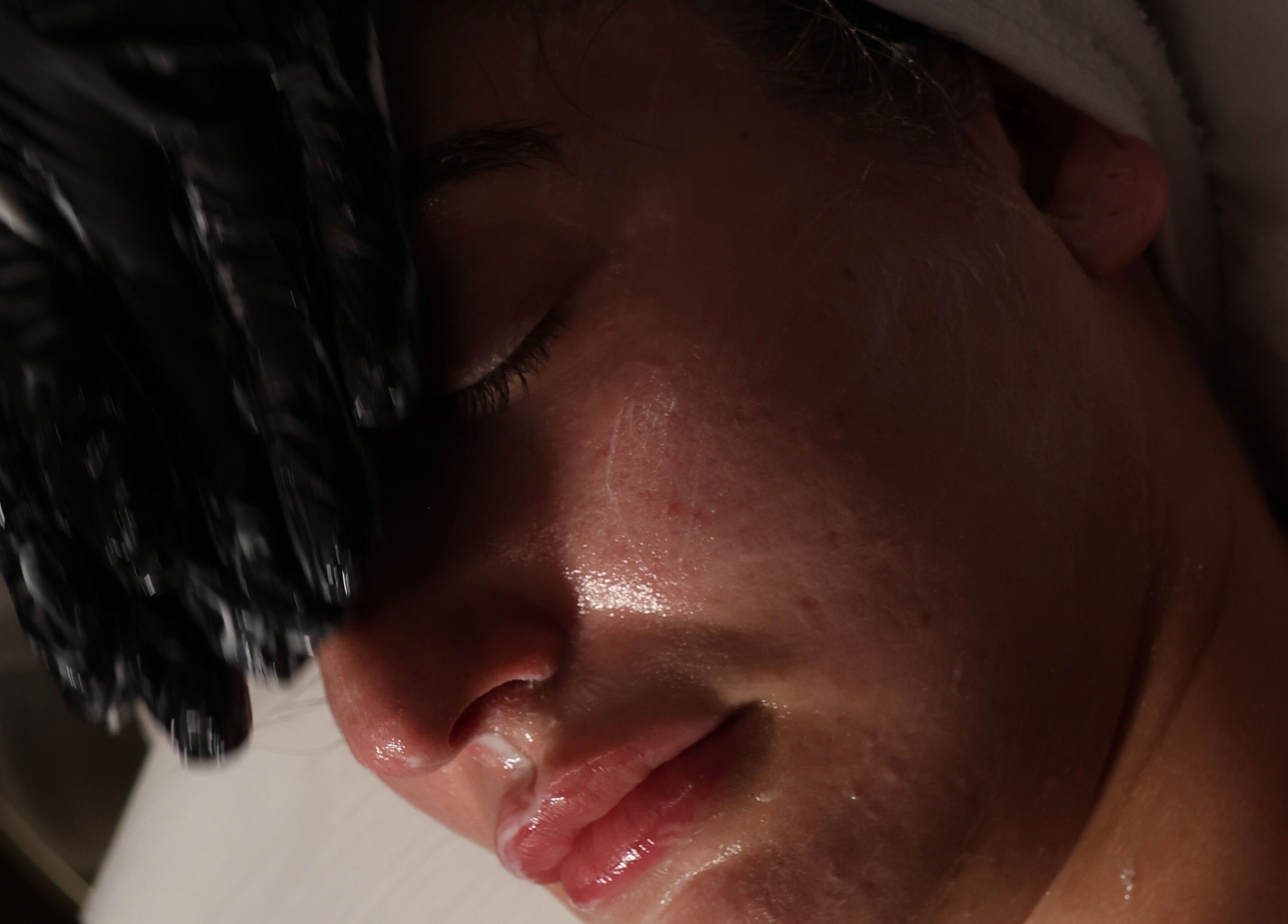 Relaxing facial treatment at Spa Ukiyo, Stafford, England, GB, showcasing a serene client.