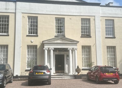 Front view of Nurse Jenni Medical Aesthetics and Skin Clinic in Warrington, England, GB, showcasing its classic architecture.
