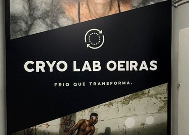 Cryo Lab Oeiras signage at Paço De Arcos, Lisboa, PT showcasing advanced cryotherapy services.