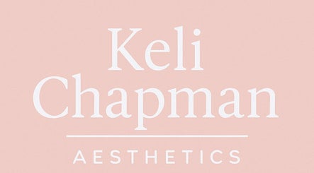 Keli Chapman Aesthetics logo on a soft pink background, located in Liverpool, England, GB.