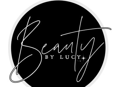 Beauty by Lucy logo in elegant script, located in London, England, GB.