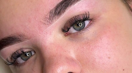Close-up of expertly styled eyebrows at Everythingbrows, Hull, England, GB.