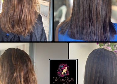 Transformations de cheveux élégantes chez K-rostyle, Friville-Escarbotin, Hauts-de-France, FR.