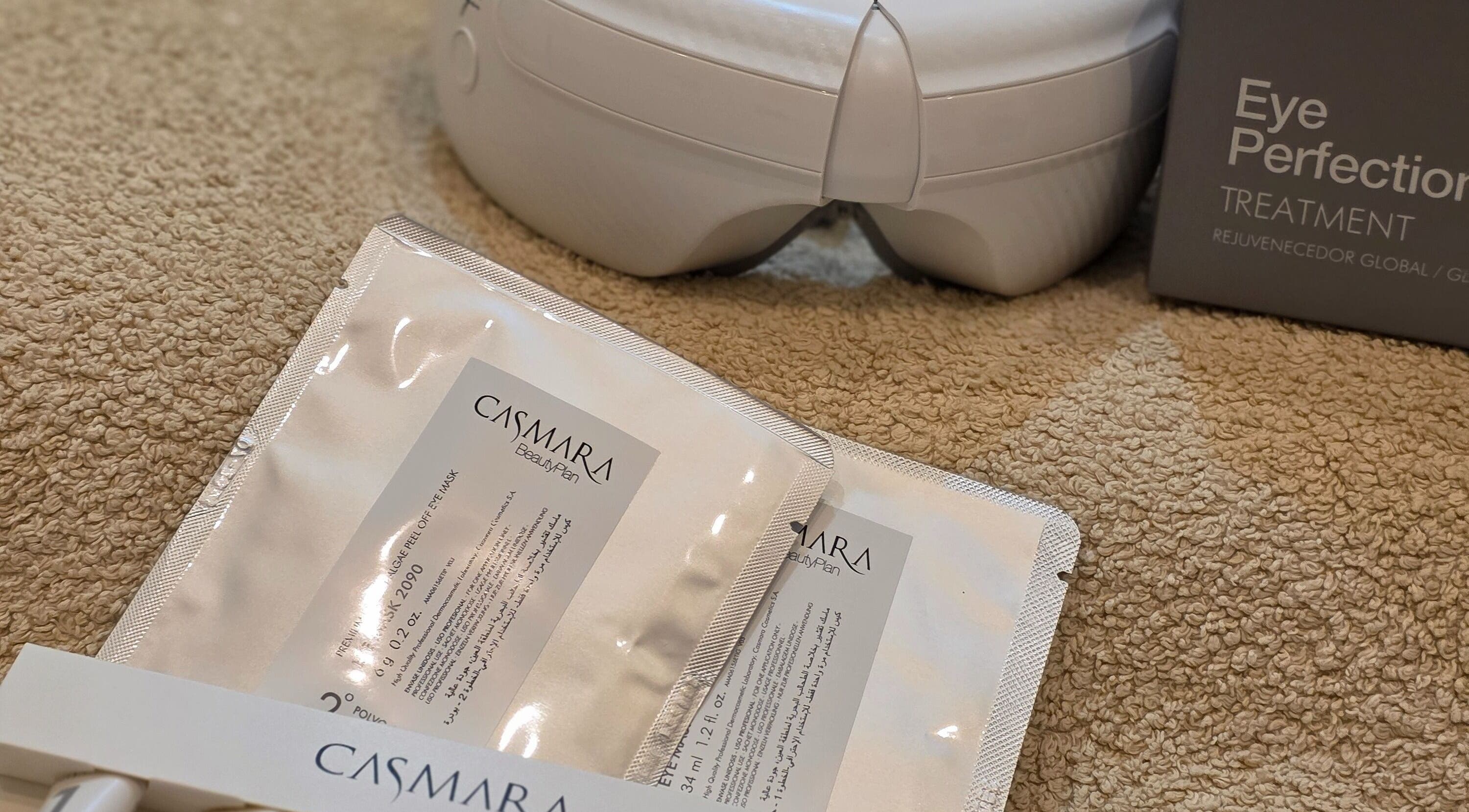 Máscara de beleza Casmara no espaço Terapeuta Ana Martinez, Matosinhos, Porto, PT.