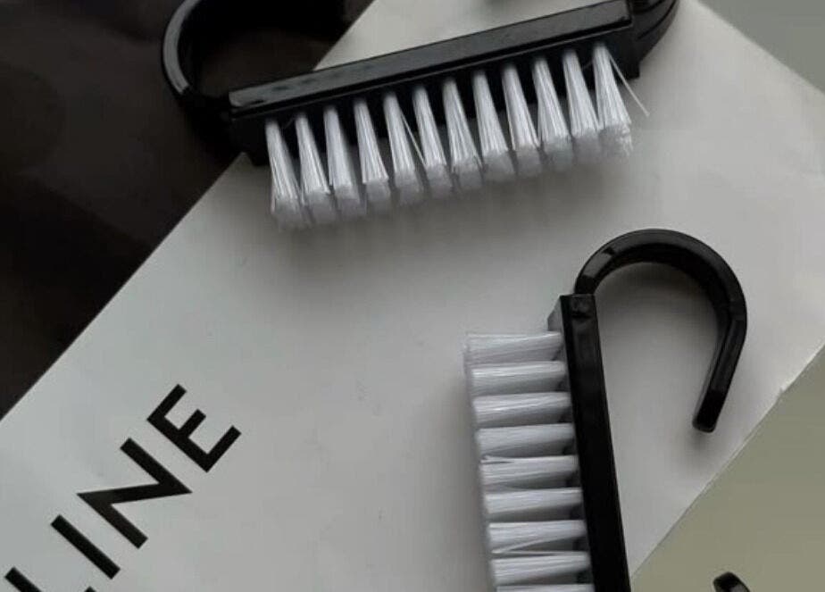 Stylish cleaning brushes at Elona Botsyan, Federal Way, Washington, US.