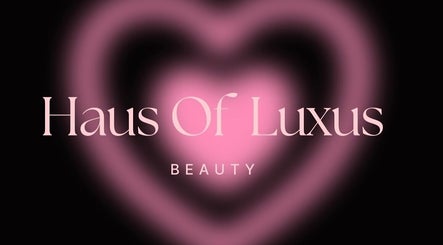 Pink heart glow with 'Haus Of Luxus' at Casa de Luxe Las Vegas, Las Vegas, Nevada, US.