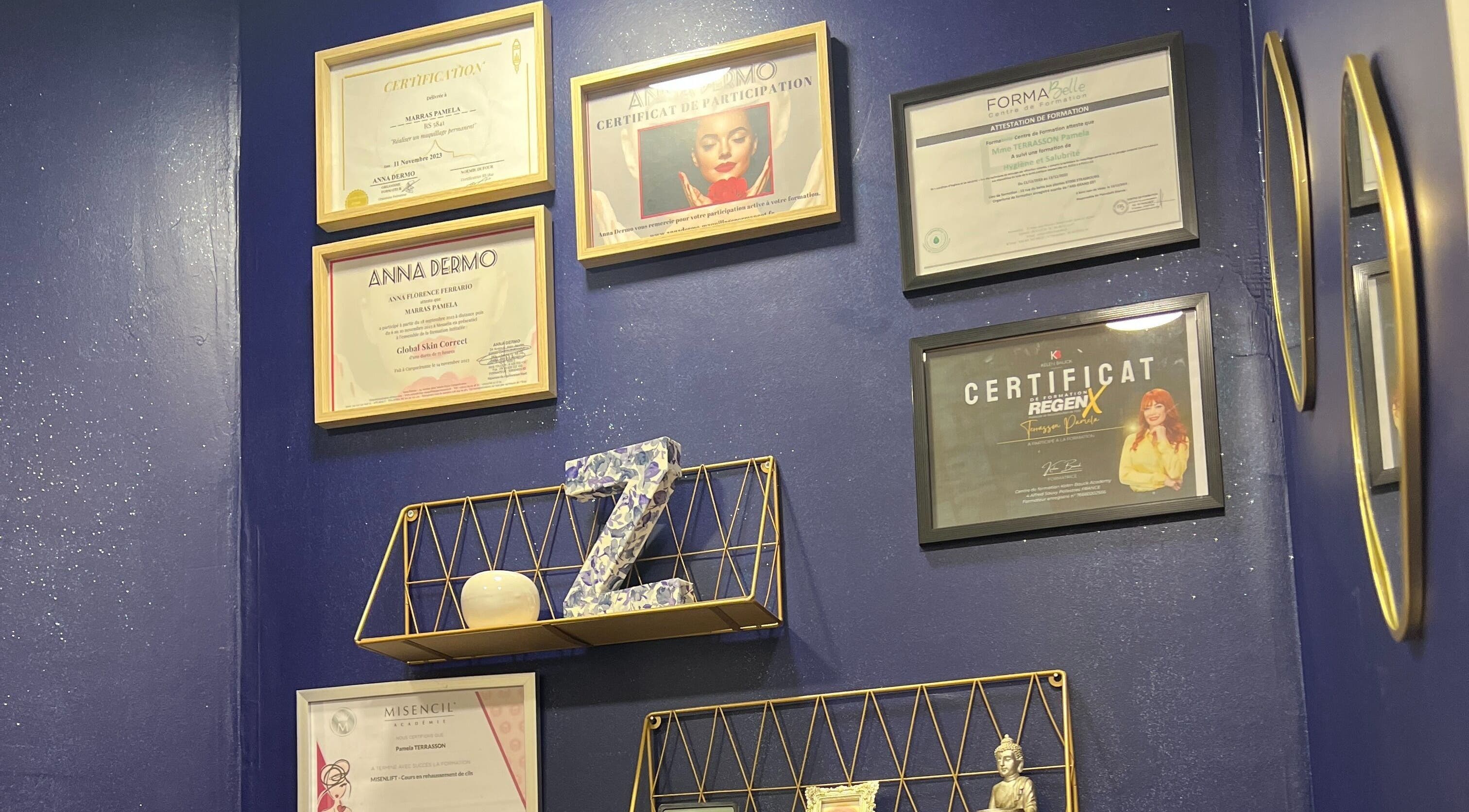 Certificats raffinés au Zaô Dermo à Sarrebourg, Grand Est, FR, illustrant l'expertise beauté.