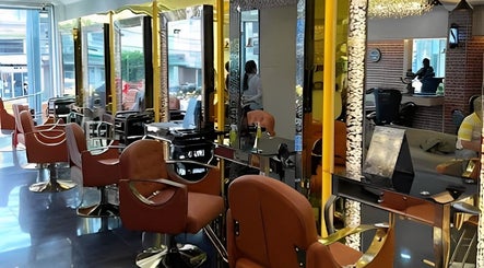Stylish salon interior at Hair House Salon Luxury, Lipa City, Calabarzon, PH with modern chairs and mirrors.