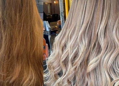 Hair makeover at Hair House Salon Luxury in Lipa City, Calabarzon, PH shows before and after results.