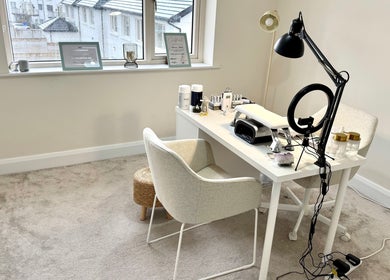 ZB NAILSTUDIO manicure station in Galway, County Galway, IE, featuring a stylish, well-lit workspace.