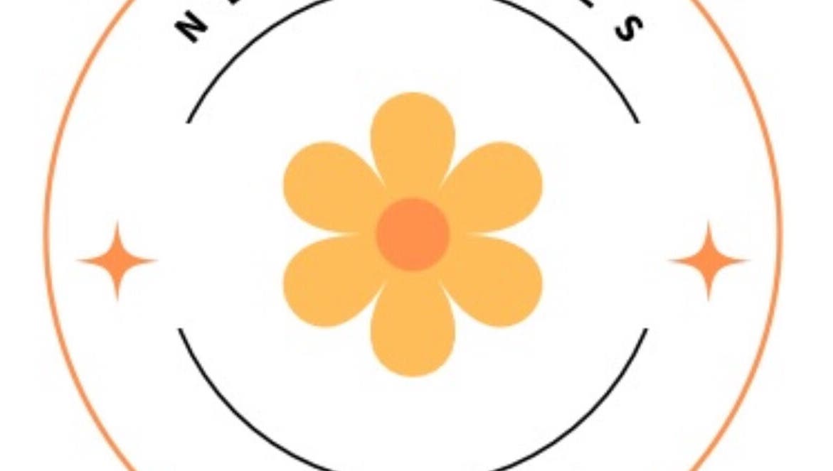 Neg’s Nails at SISU logo with floral design, Rochester, England, GB.