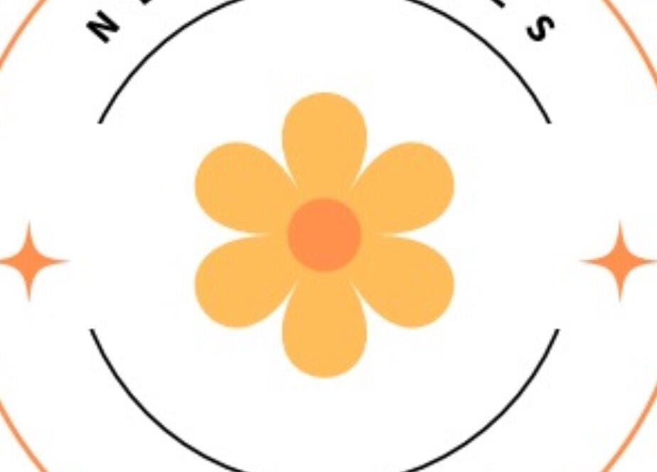 Neg’s Nails at SISU logo with floral design, Rochester, England, GB.