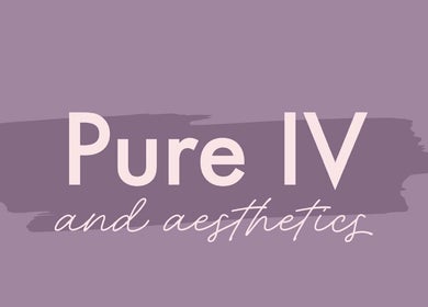 Logo of Pure IV and Aesthetics in Sarisbury Green, England, GB on a purple background.