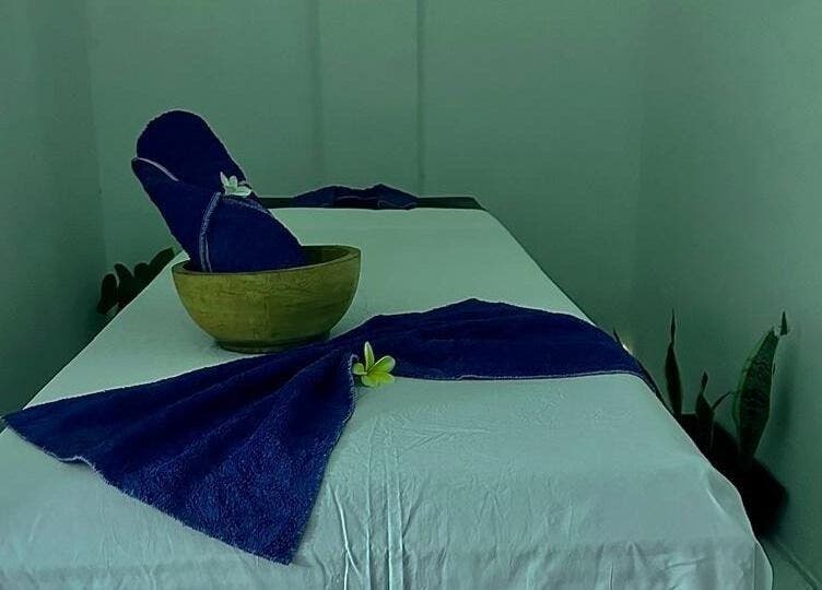 Relaxing massage table setup at D' Paradise SPA, Bali, Bali, ID.