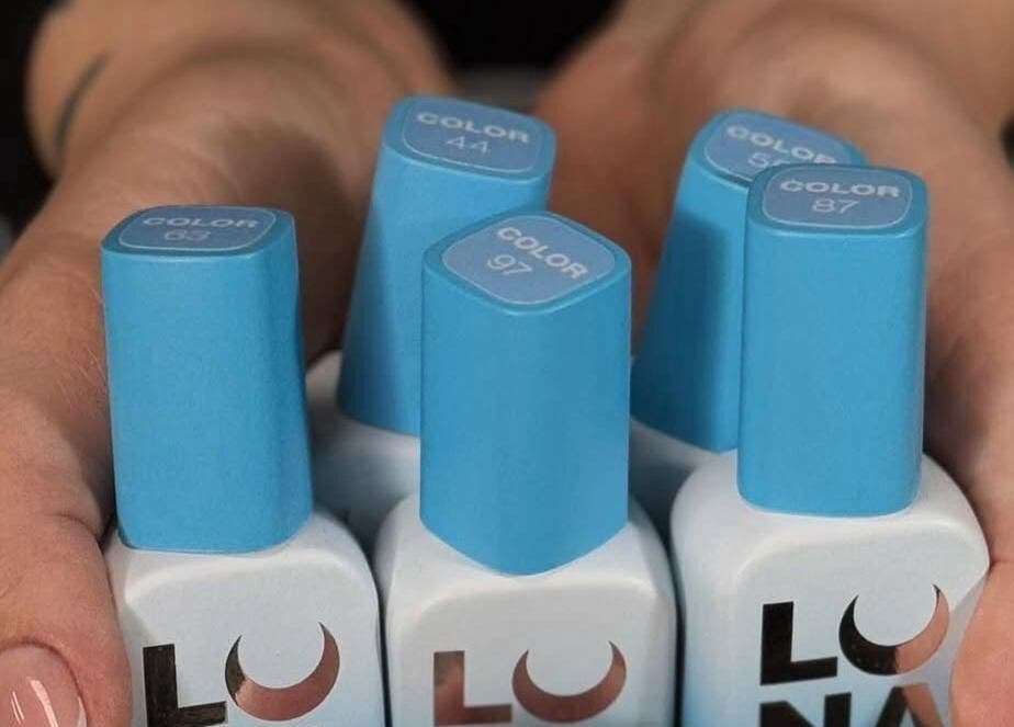 Selection of Luna nail polishes at Simona Minov, San Ġwann, MT.