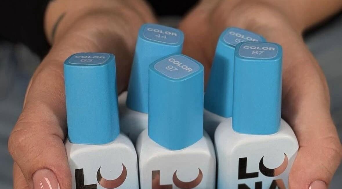 Selection of Luna nail polishes at Simona Minov, San Ġwann, MT.