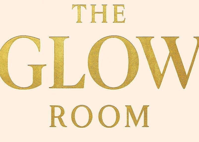Elegant gold sign for The Glow Room, located in Armthorpe, England, GB, showcasing luxury and style.