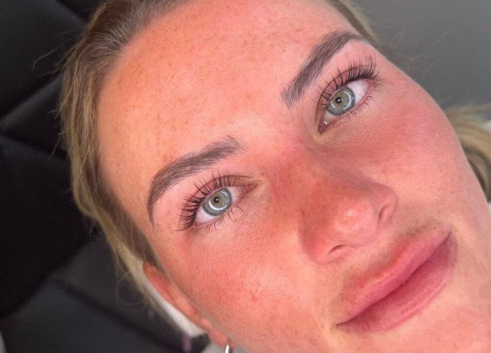 Client with radiant skin at The Glow Room, Armthorpe, England, GB after beauty treatment.