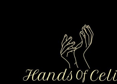 Elegant line art of hands representing Hands Of Celia in Abu Dhabi, Abu Dhabi, AE.