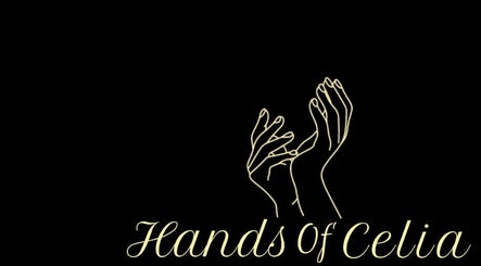 Elegant line art of hands representing Hands Of Celia in Abu Dhabi, Abu Dhabi, AE.
