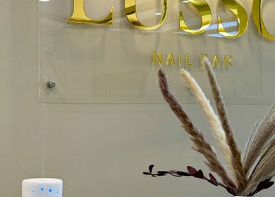 Entrada de Lusso Nail Bar en Pachuca De Soto, Hidalgo, MX, con elegante decoración minimalista.