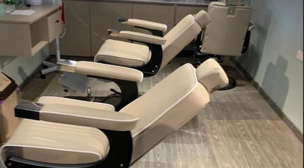 Comfortable chairs at Love Eyebrows Blackburn, located in Melbourne, Victoria, AU, offering a serene ambiance.