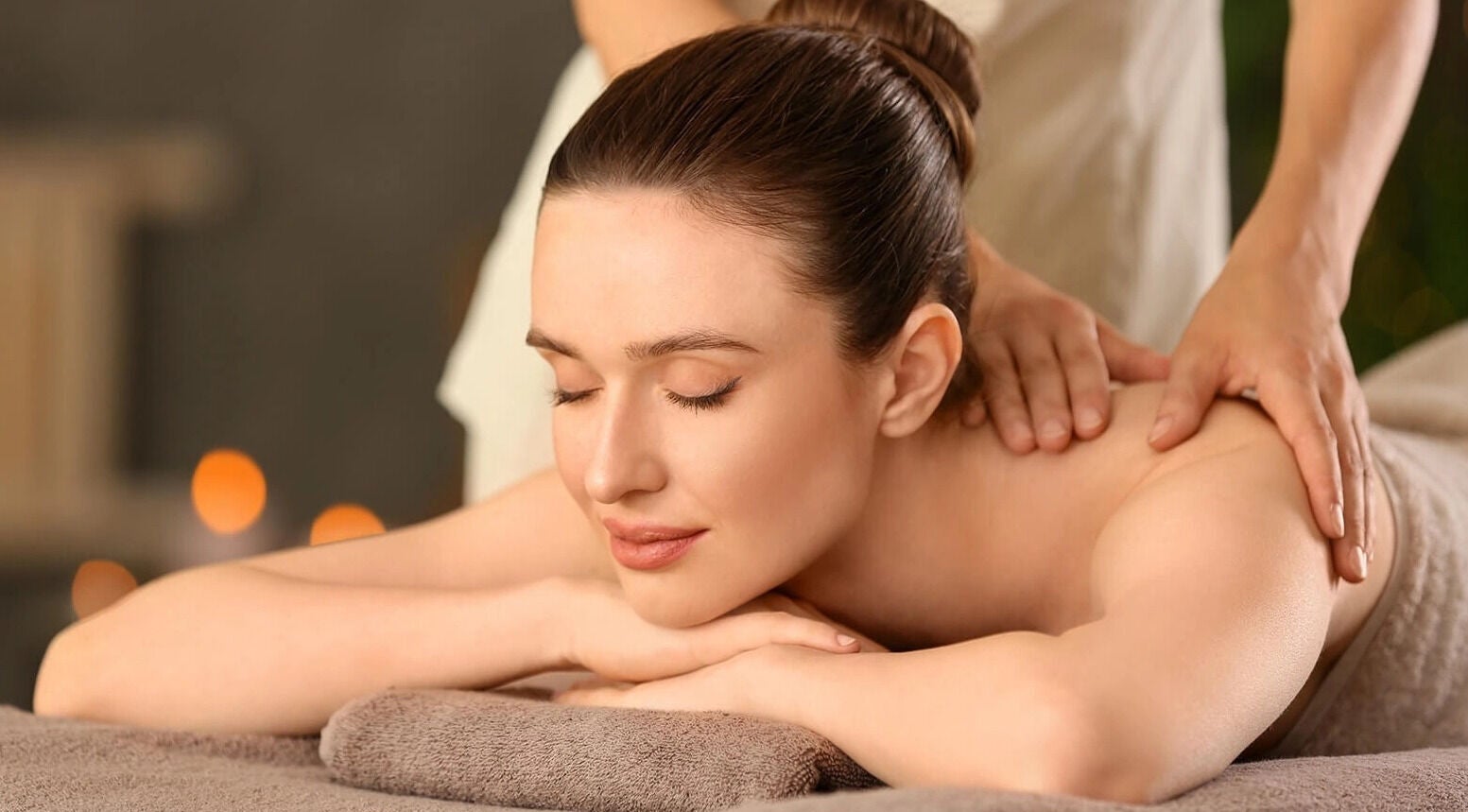 Gentle back massage at Crystal Massage & Foot Spa, Lake Worth Corridor, Florida, US. Relaxation and wellness.