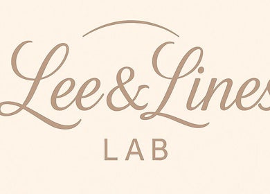 Logo élégant du salon Lee & Lines à Vernier, Genève, CH.