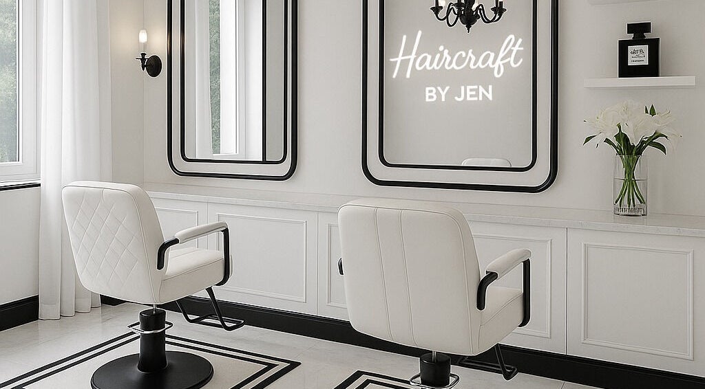 Spacious salon with stylish chairs at Haircraft By Jen, Randburg, Gauteng, ZA.