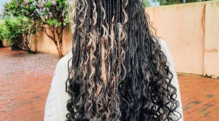 Intricate braids at Allure Beauty Bar, Springs, Gauteng, ZA, showcasing stunning hair artistry.