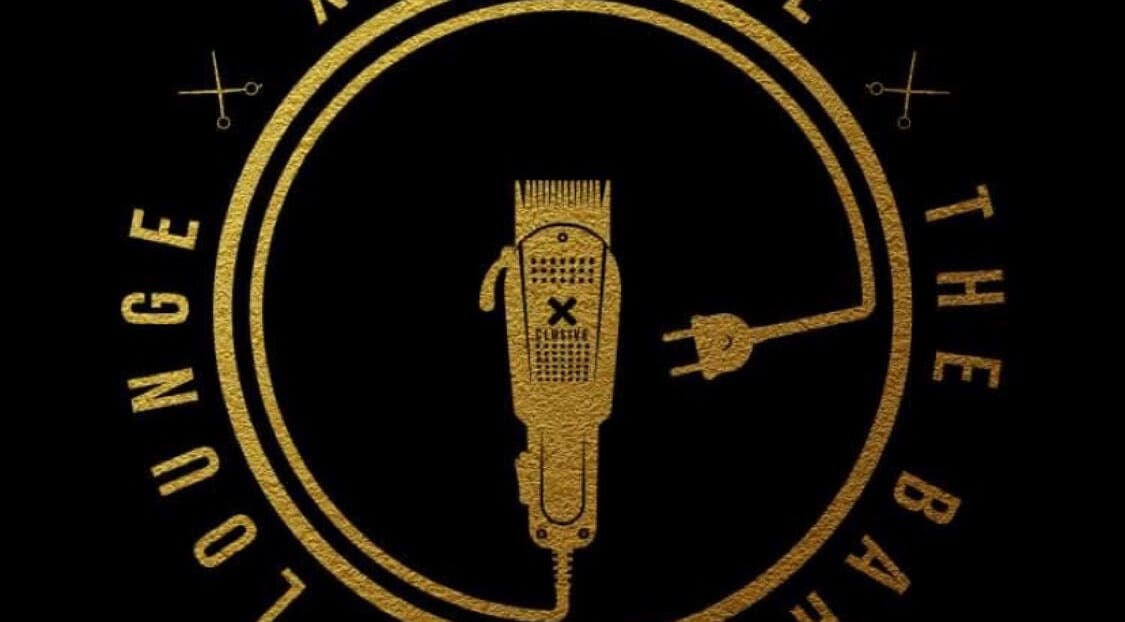 Logo of Xclusive The Barbering Lounge LLC in Chicago, Illinois, US, featuring a golden barber clipper design.