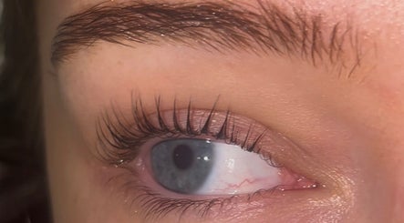 Close-up of a perfectly styled eyelash at Bare Beauty by Hannah in Clane, County Kildare, IE.