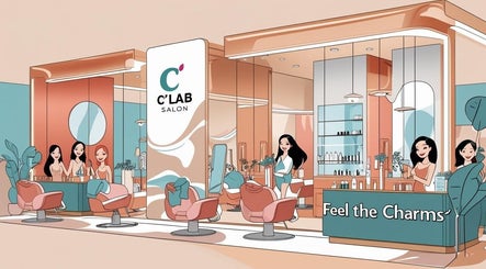 The C'Lab Salon in CW showcases modern decor and a welcoming ambiance filled with clients enjoying pampering.