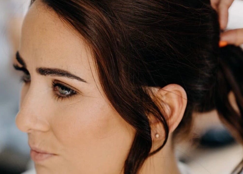 Elegant hairstyle at The Studio, Paraparaumu Beach, Wellington Region, NZ.